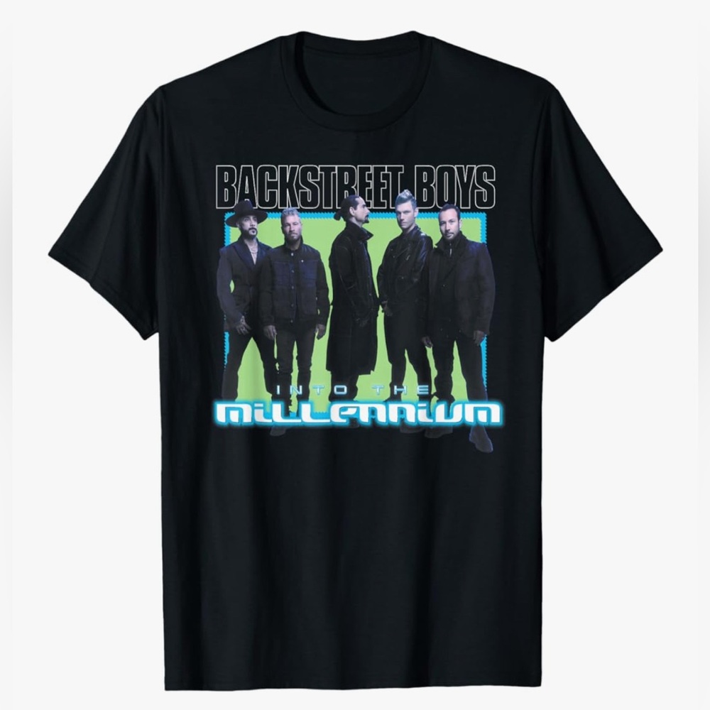 New! Backstreet Boys Yes, I’m Single, Now is your Chance Black Short Sle